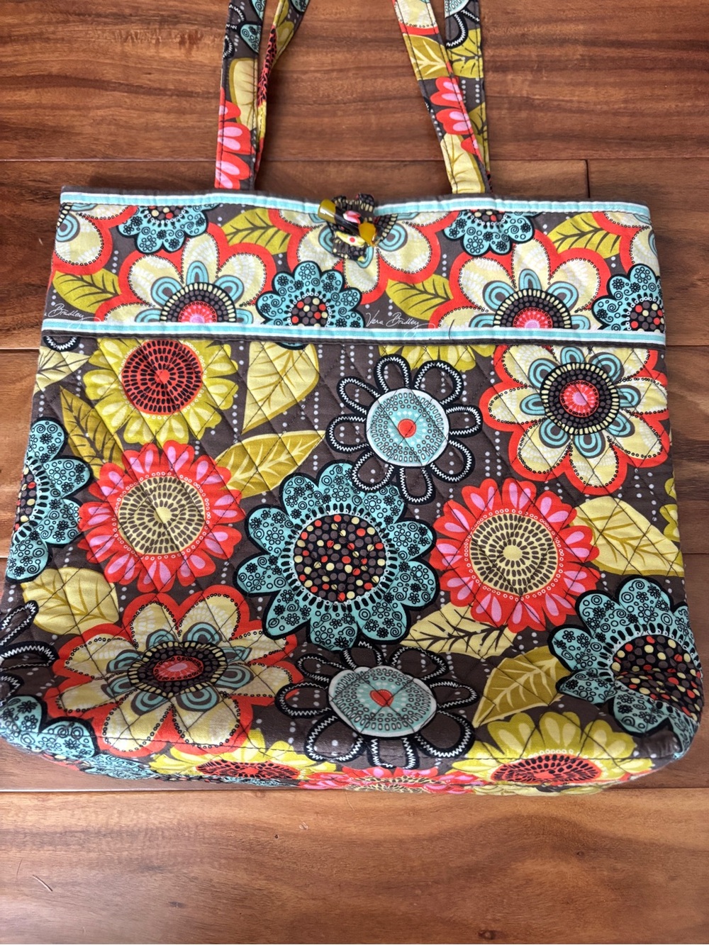 Vera Bradley Tote bag in the retired "Flower Shower"